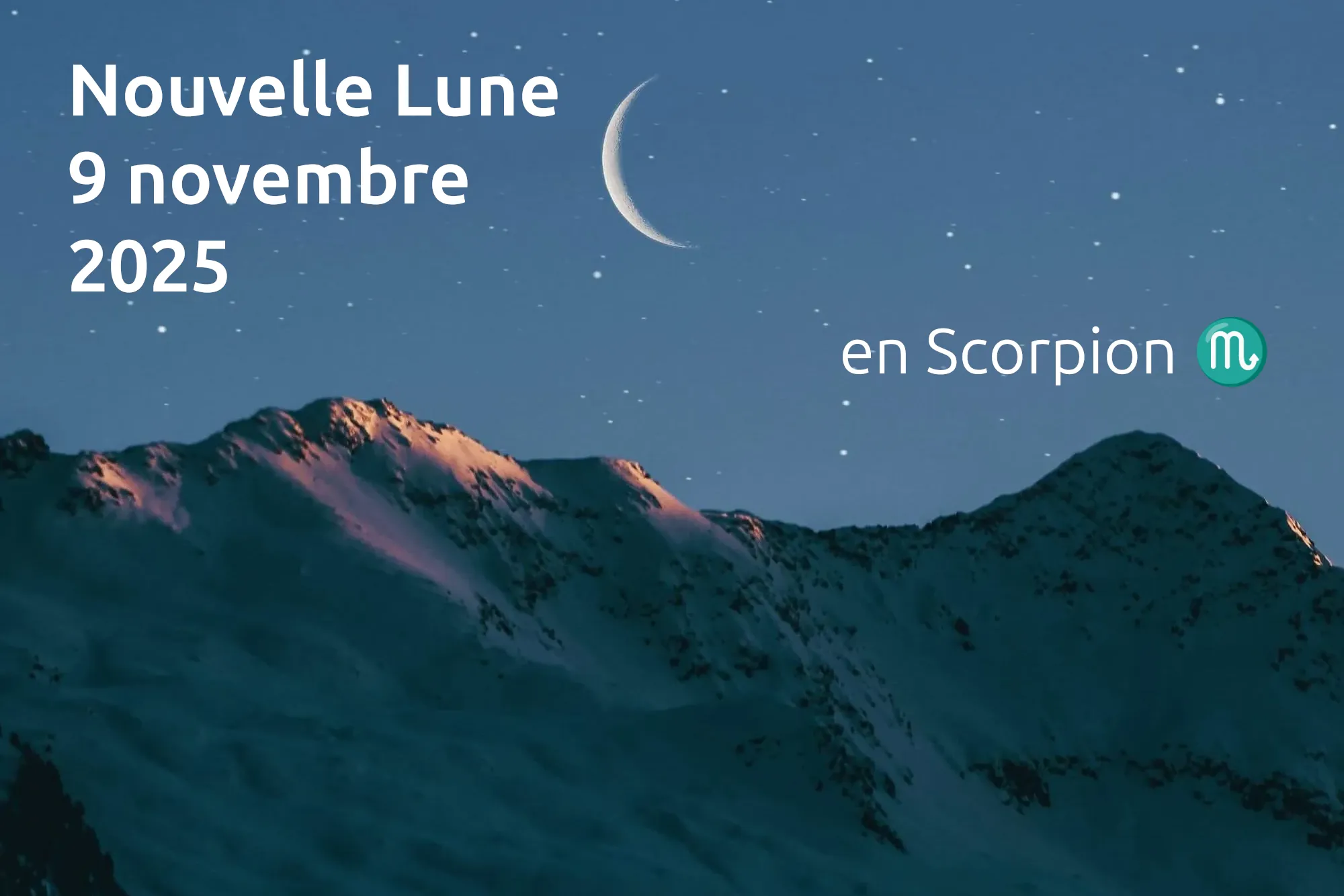 Nouvelle Lune du  9 novembre 2026
